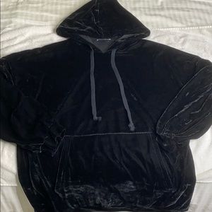 Zara velour hoodie